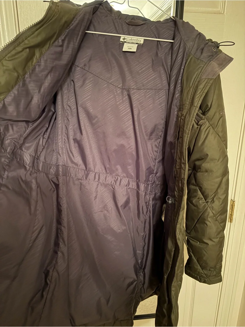 Columbia Men’s Olive Green Quilted Puffer Coat